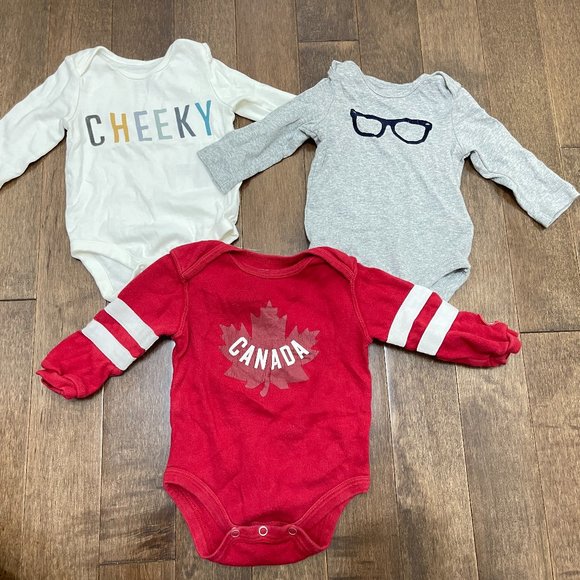 11 Piece Baby Boy Bundle - One Piece, Bodysuits (3-6months, 3months) - Picture 12 of 16